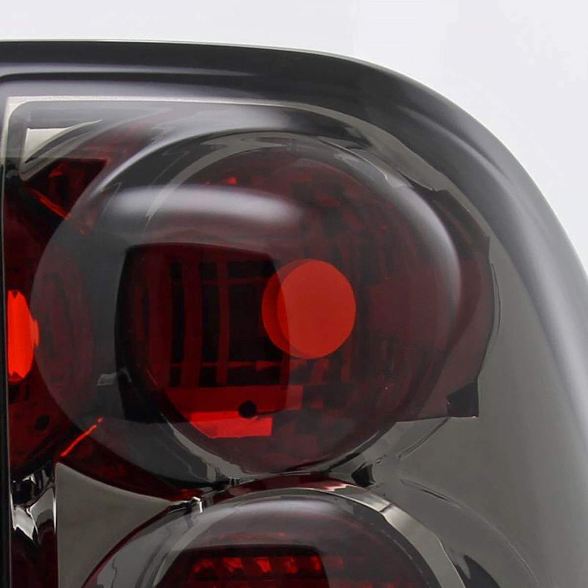 2002-2009 Chevrolet Trailblazer Tail Lights (Chrome Housing/Smoked Lens)