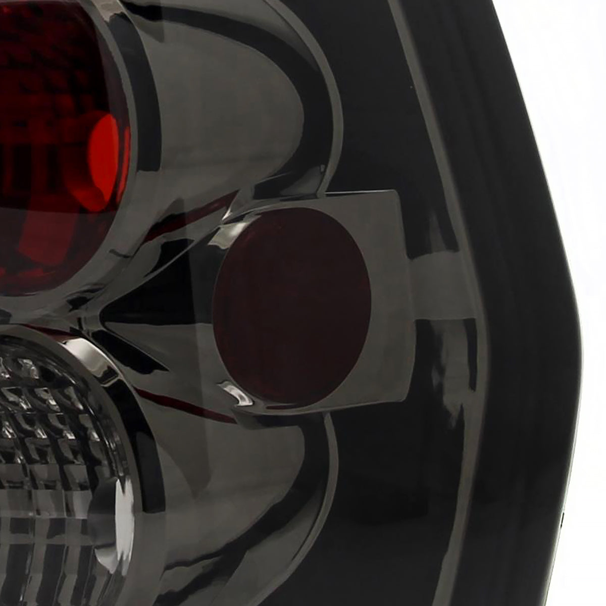2002-2009 Chevrolet Trailblazer Tail Lights (Chrome Housing/Smoked Lens)