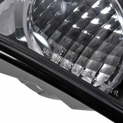 2002-2009 Chevrolet Trailblazer Tail Lights (Matte Black Housing/Clear Lens)