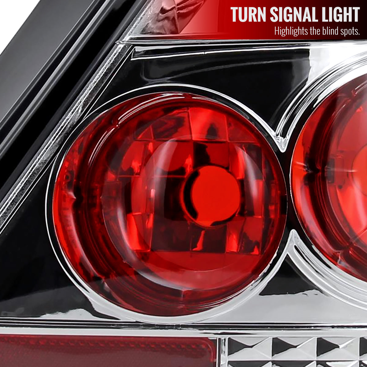 2004-2010 Scion tC Tail Lights (Chrome Housing/Clear Lens)