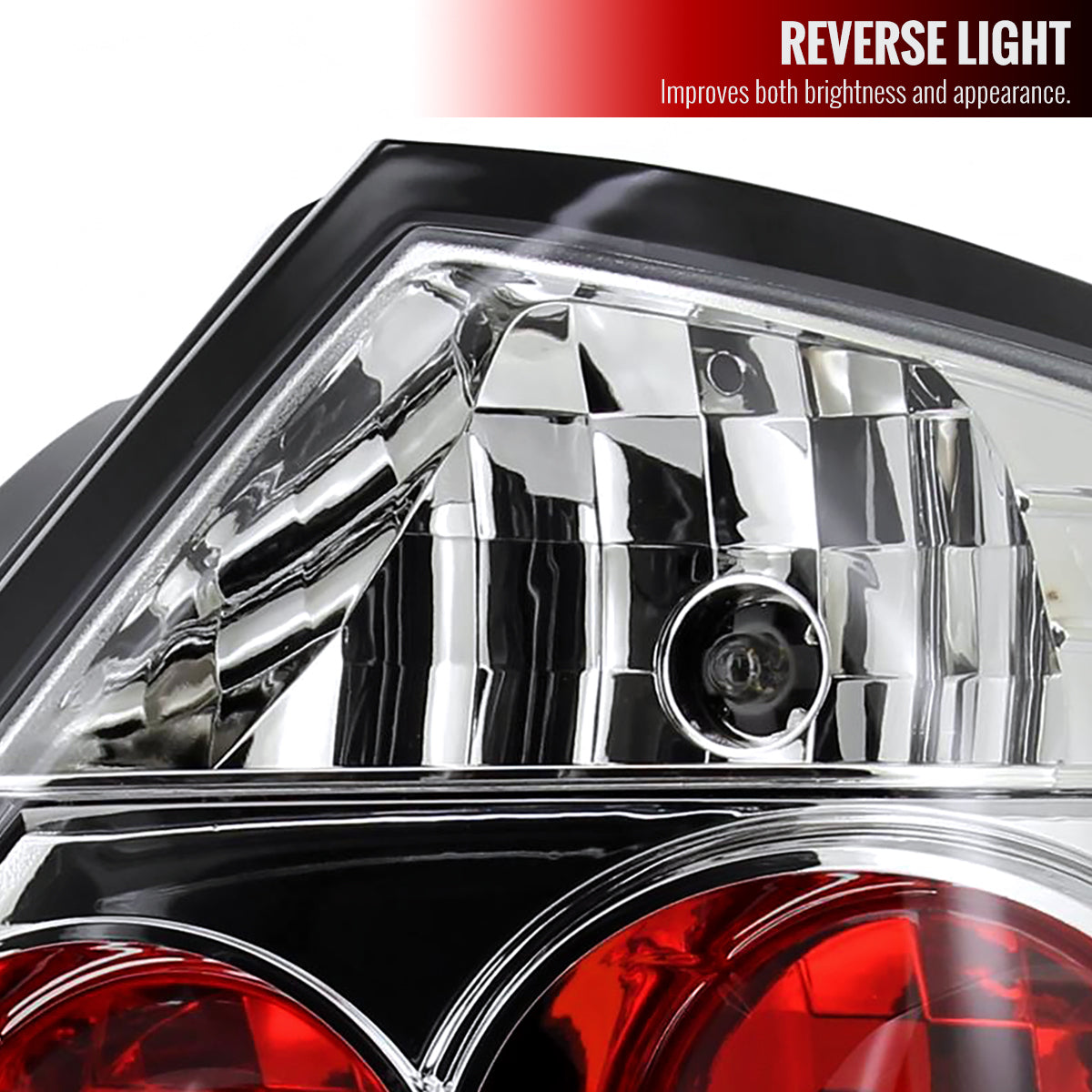 2004-2010 Scion tC Tail Lights (Chrome Housing/Clear Lens)
