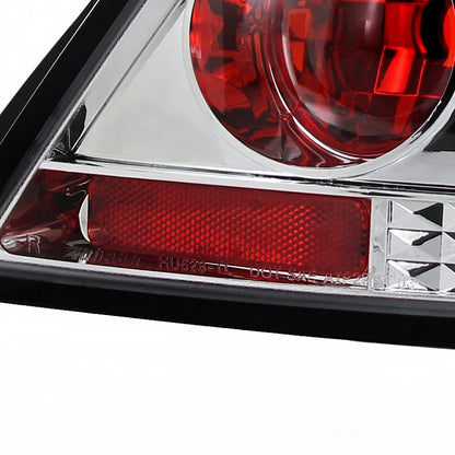 2004-2010 Scion tC Tail Lights (Chrome Housing/Clear Lens)