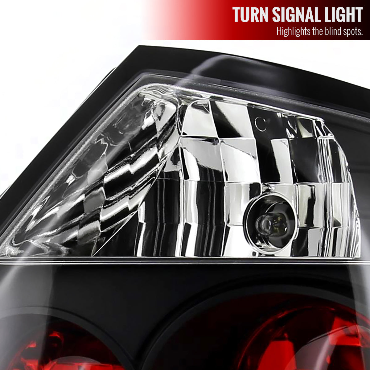 2004-2010 Scion tC Tail Lights (Matte Black Housing/Clear Lens)