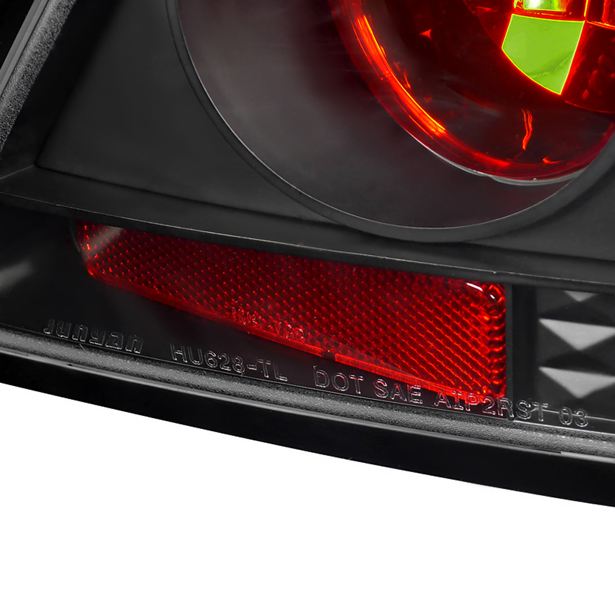 2004-2010 Scion tC Tail Lights (Matte Black Housing/Clear Lens)