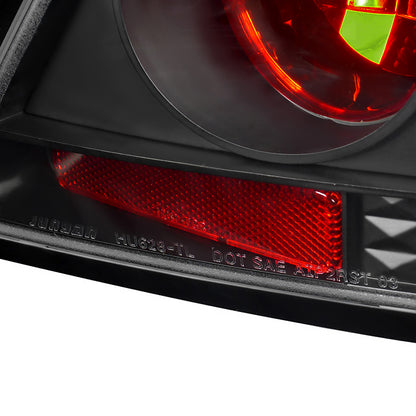 2004-2010 Scion tC Tail Lights (Matte Black Housing/Clear Lens)