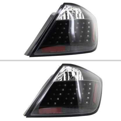 2004-2010 Scion tC V2 LED Tail Lights (Matte Black Housing/Clear Lens)