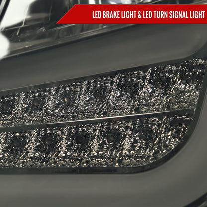2011-2013 Scion tC LED Tail Lights (Chrome Housing/Smoked Lens)