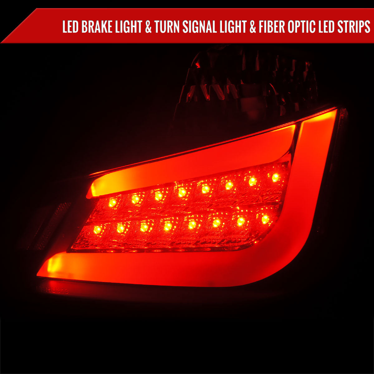 2011-2013 Scion tC LED Tail Lights (Matte Black Housing/Clear Lens)