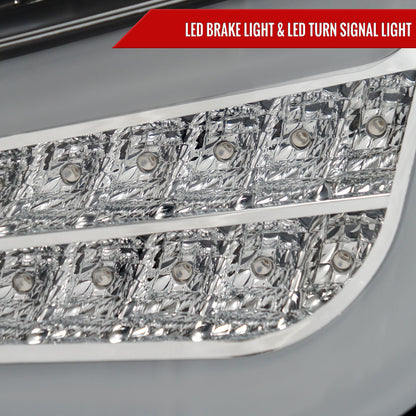 2011-2013 Scion tC LED Tail Lights (Matte Black Housing/Clear Lens)