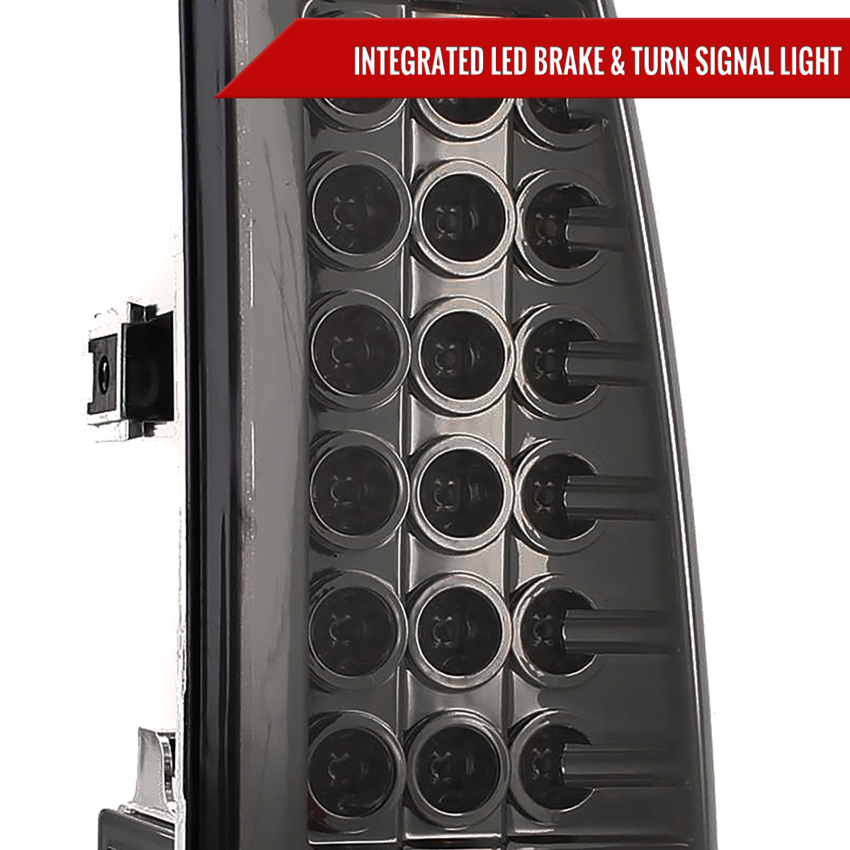 2004-2015 Nissan Titan LED Tail Lights (Chrome Housing/Smoked Lens)