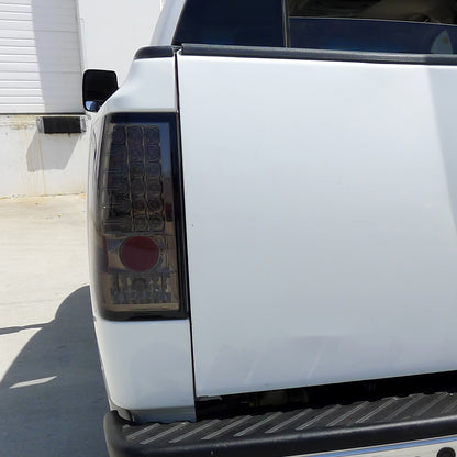 2004-2015 Nissan Titan LED Tail Lights (Chrome Housing/Smoked Lens)