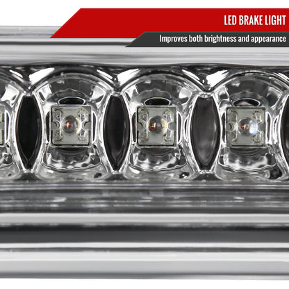 2004-2015 Nissan Titan LED 3rd Brake Light (Chrome Housing/Clear Lens)