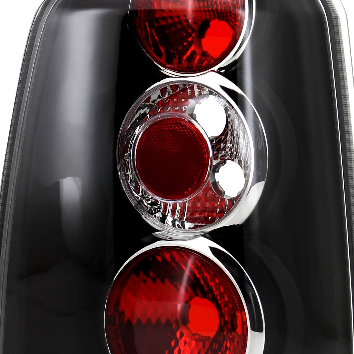 2004-2009 Hyundai Tucson Tail Lights (Matte Black Housing/Clear Lens)