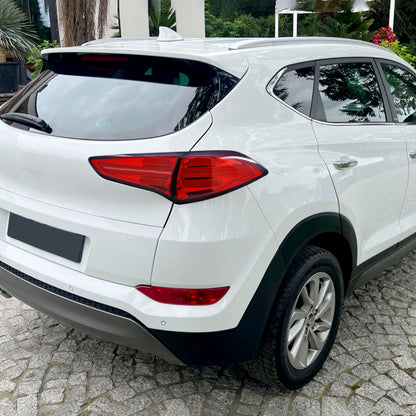 2016-2018 Hyundai Tucson LED Bar Tail Lights(Chrome Housing/Red Lens)