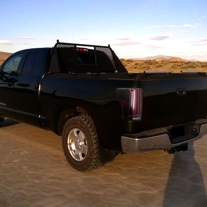 2007-2013 Toyota Tundra Sequential Red LED Bar Tail Lights (Glossy Black Housing/Clear Lens)