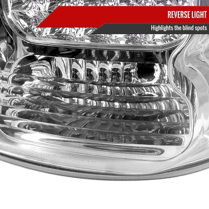 2007-2013 Toyota Tundra LED Tail Lights (Chrome Housing/Clear Lens)
