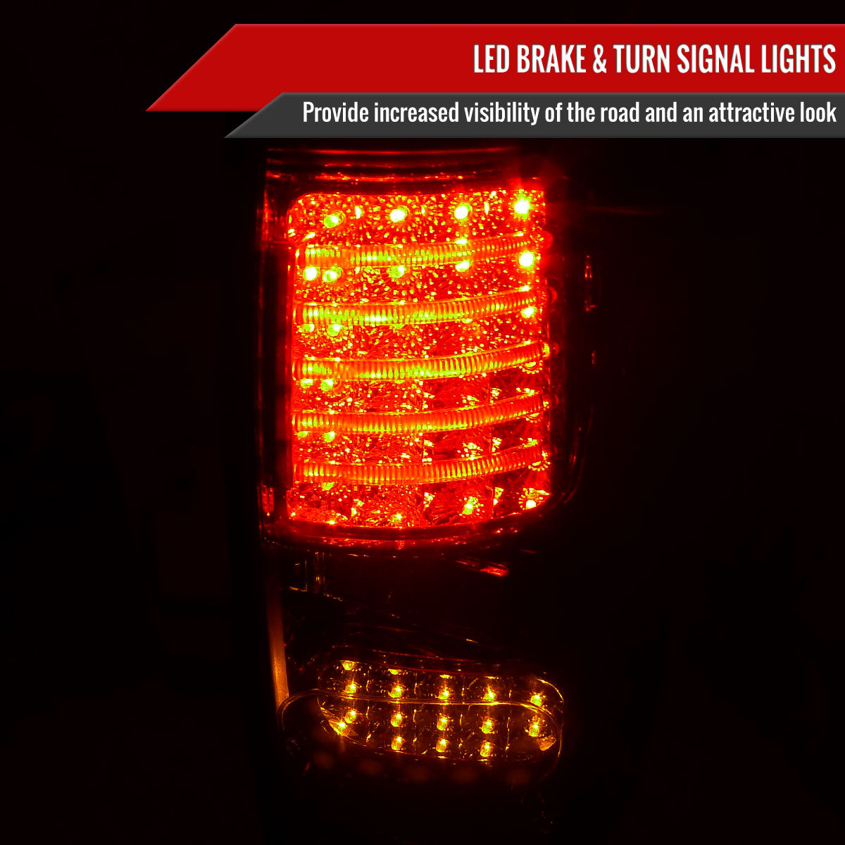 2007-2013 Toyota Tundra LED Tail Lights (Chrome Housing/Smoked Lens)