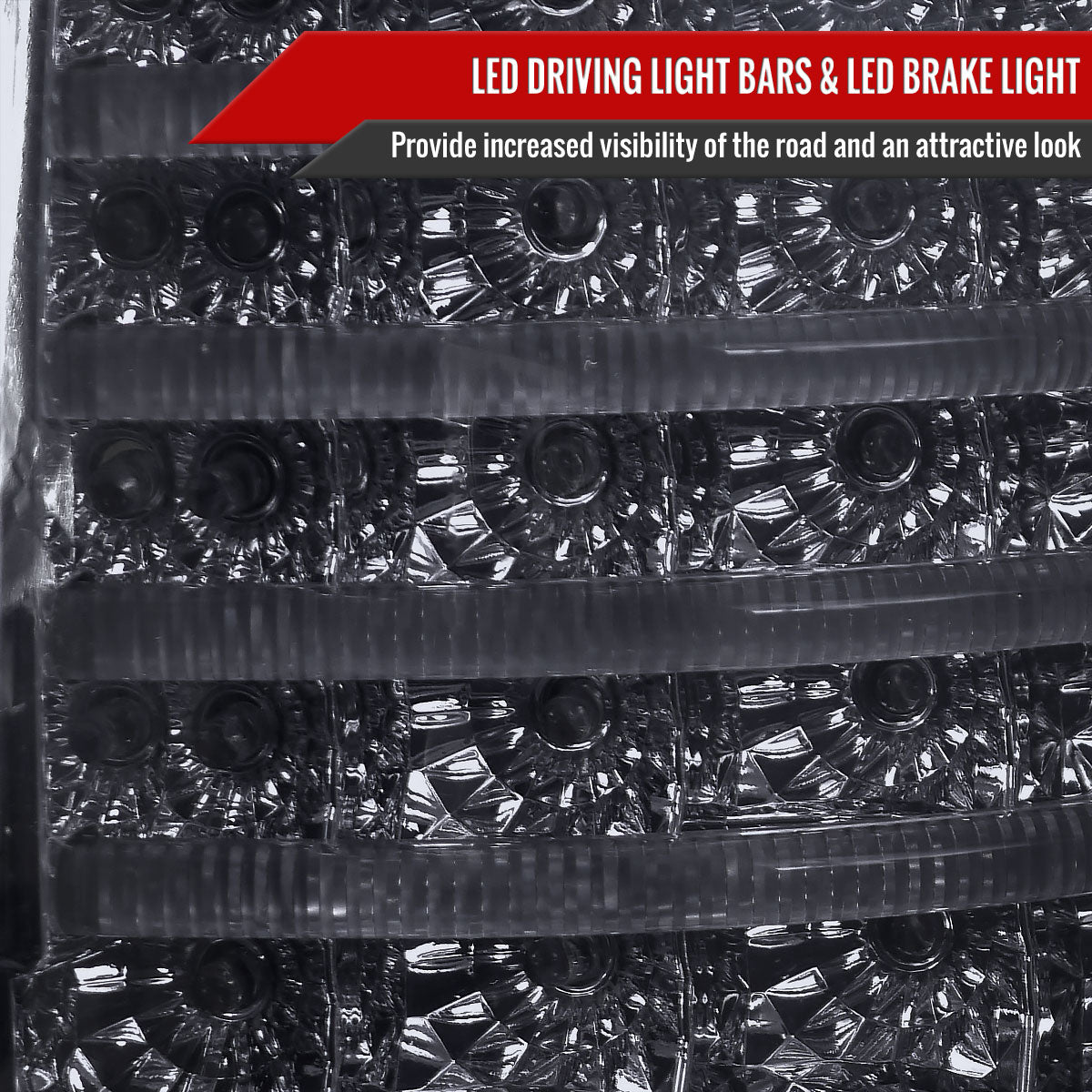2007-2013 Toyota Tundra LED Tail Lights (Chrome Housing/Smoked Lens)
