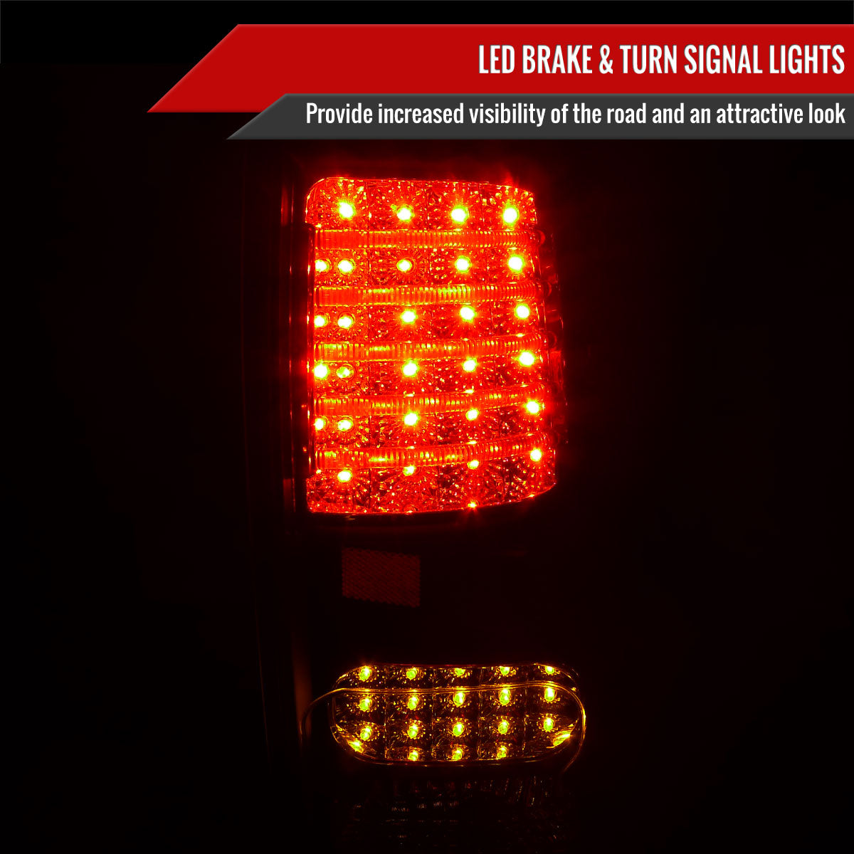 2007-2013 Toyota Tundra LED Tail Lights (Matte Black Housing/Clear Lens)