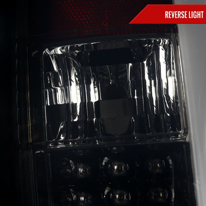 2014-2021 Toyota Tundra White Bar Sequential LED Tail Lights (Glossy Black Housing/Smoked Lens)