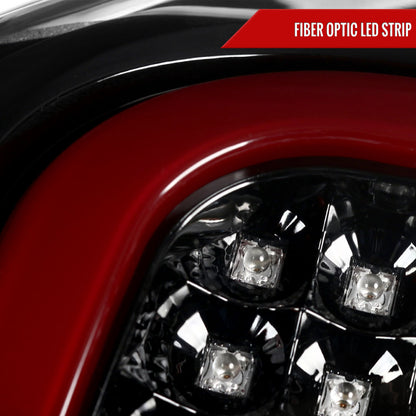 2014-2021 Toyota Tundra Sequential LED Tail Lights (Jet Black Housing/Clear Lens)