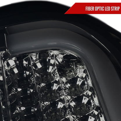 2014-2021 Toyota Tundra Sequential LED Tail Lights (Chrome Housing/Smoked Lens)