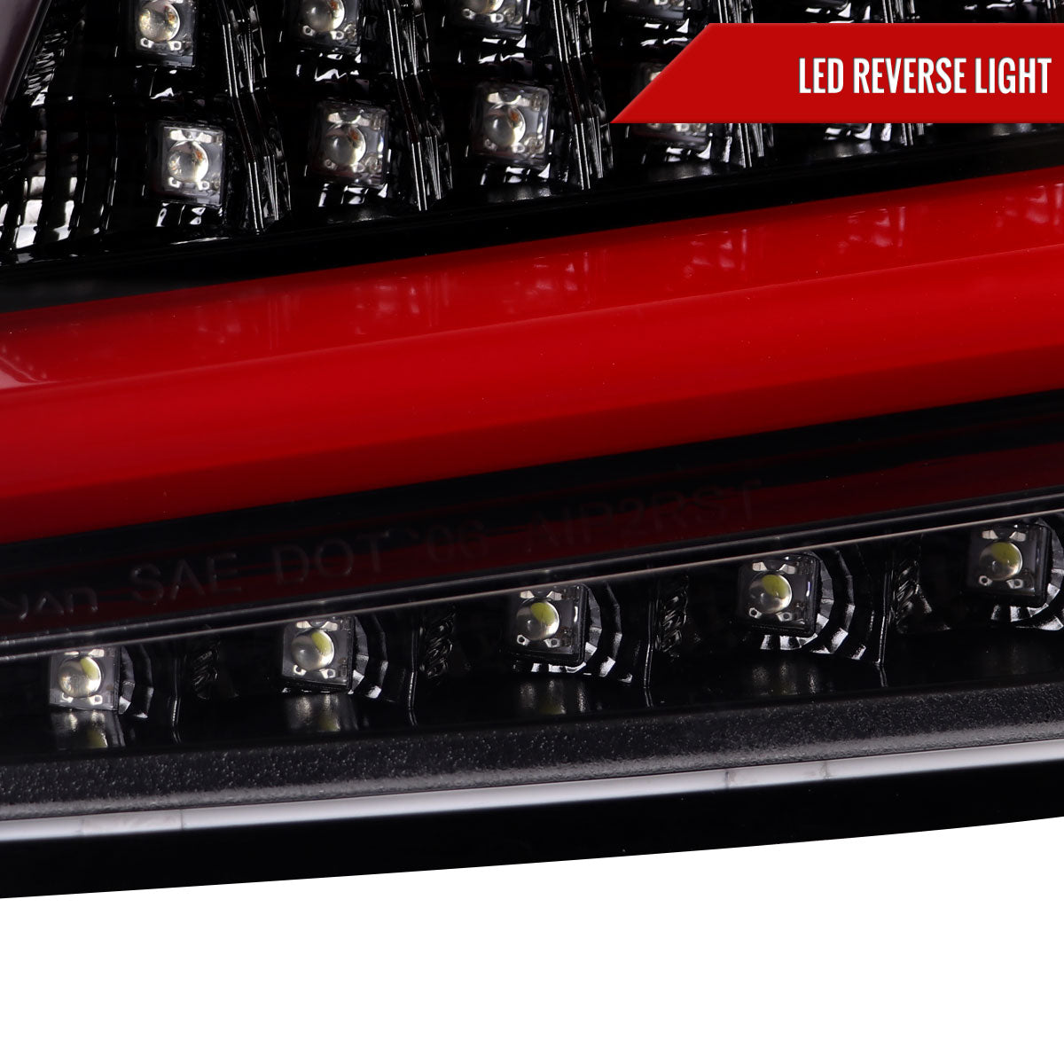 2008-2014 Subaru Impreza WRX/STI LED Sequential Turn Signal Tail lights (Jet Black Housing/Clear Lens)