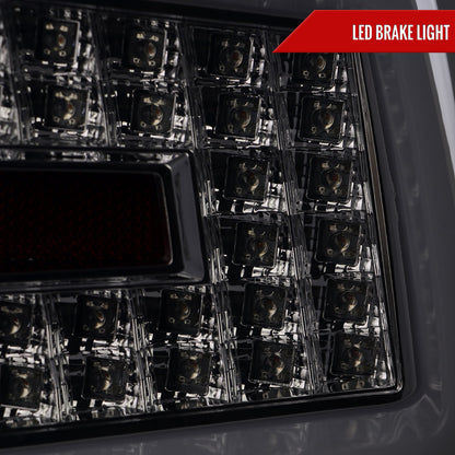 2008-2014 Subaru Impreza WRX/STI LED Sequential Turn Signal Tail lights (Chrome Housing/Smoked Lens)