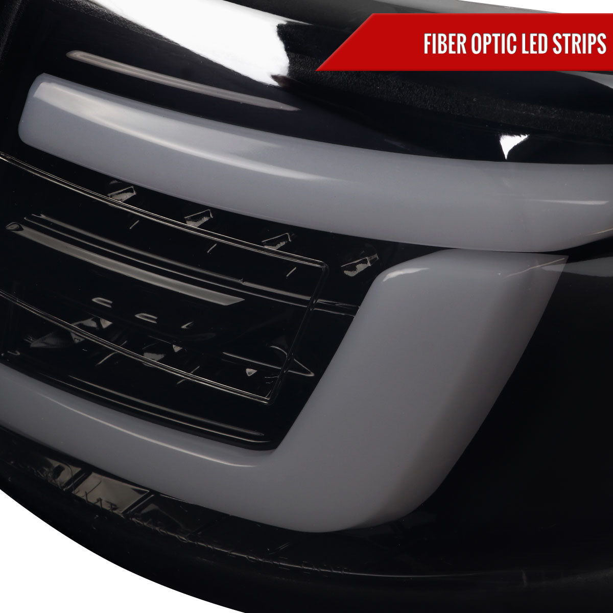 2008-2014 Subaru Impreza WRX Hatchback LED Sequential Tube Tail Lights (Glossy Black Housing/Dark Smoked Lens)