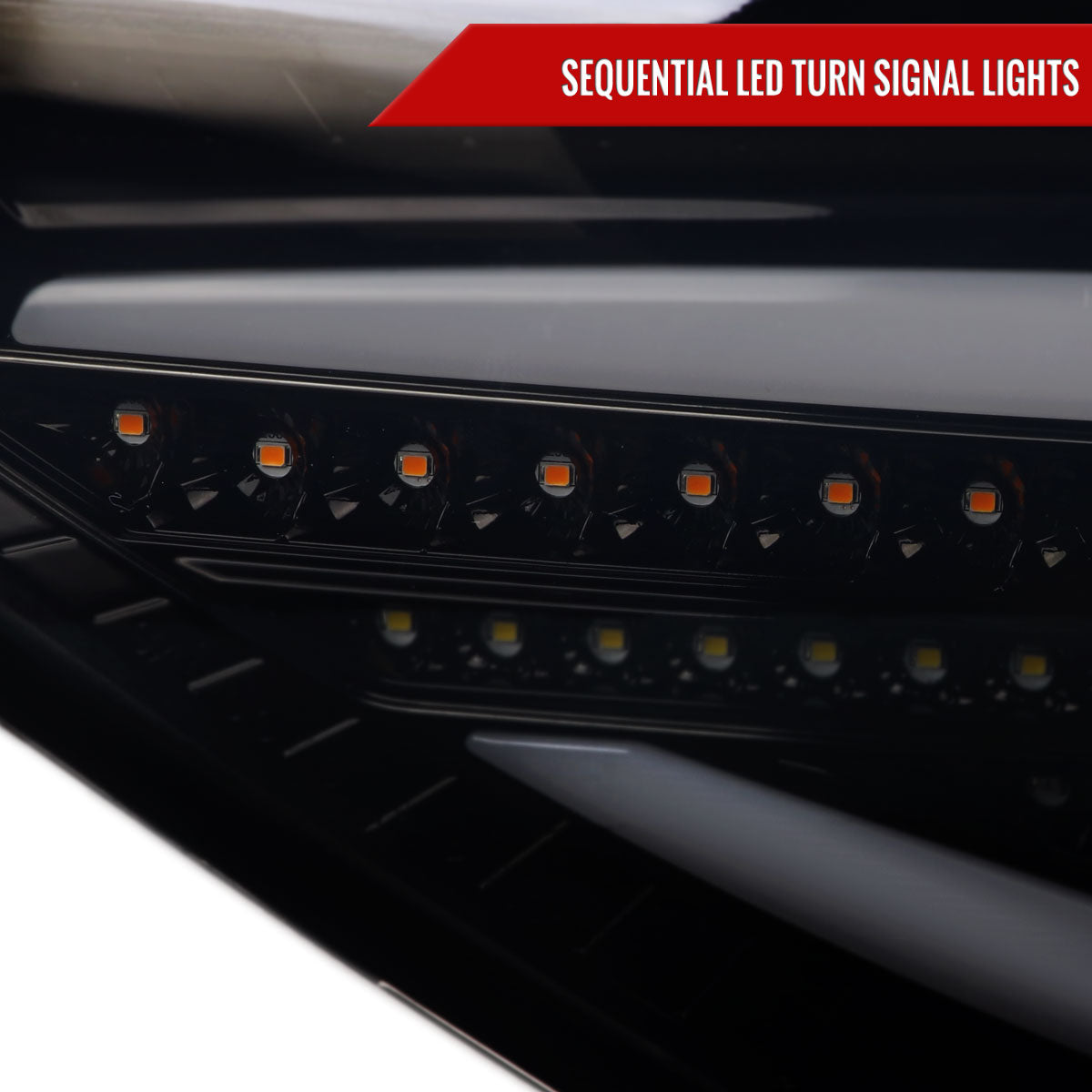 2008-2014 Subaru Impreza WRX Hatchback LED Sequential Tube Tail Lights (Glossy Black Housing/Dark Smoked Lens)