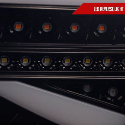 2008-2014 Subaru Impreza WRX Hatchback LED Sequential Tube Tail Lights (Glossy Black Housing/Dark Smoked Lens)