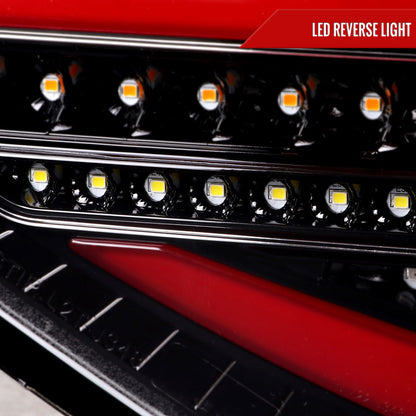 2008-2014 Subaru Impreza WRX Hatchback LED Sequential Tube Tail Lights (Glossy Black Housing/Clear Lens)