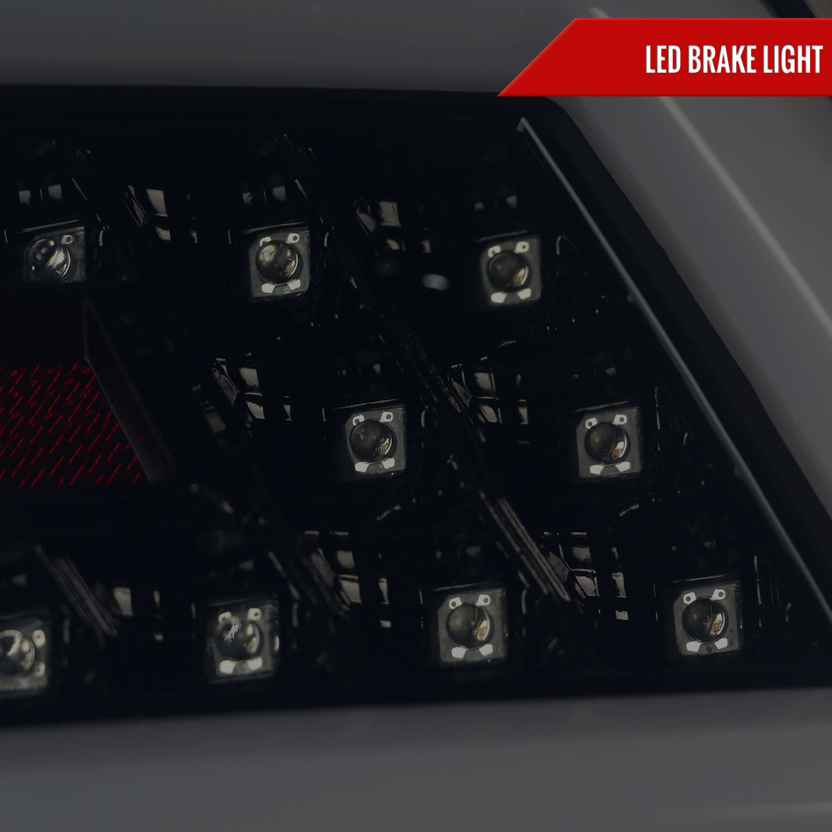 2015-2021 Subaru WRX  Sequential White Bar LED Tail Lights (Glossy Black Housing/Smoked Lens)