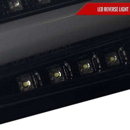2015-2021 Subaru WRX  Sequential White Bar LED Tail Lights (Glossy Black Housing/Smoked Lens)