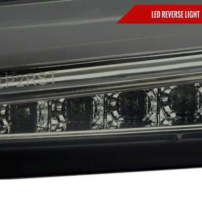 2015-2021 Subaru WRX Sequential White Bar LED Tail Lights (Chrome Housing/Smoked Lens)