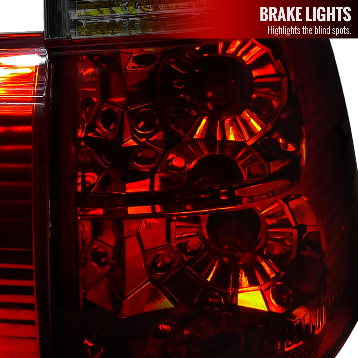 2000-2006 BMW E53 X5 Tail Lights - APC (Chrome Housing/Red Smoked Lens)