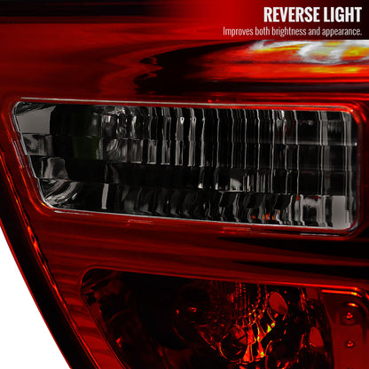 2000-2006 BMW E53 X5 Tail Lights - APC (Chrome Housing/Red Smoked Lens)