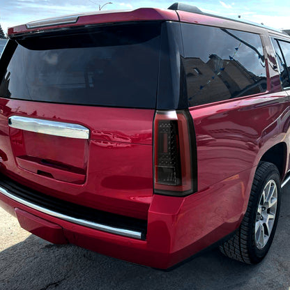 2015-2020 GMC Yukon/Yukon XL Denali SLE/SLT LED Tail Lights (Jet Black Housing/Clear Lens)