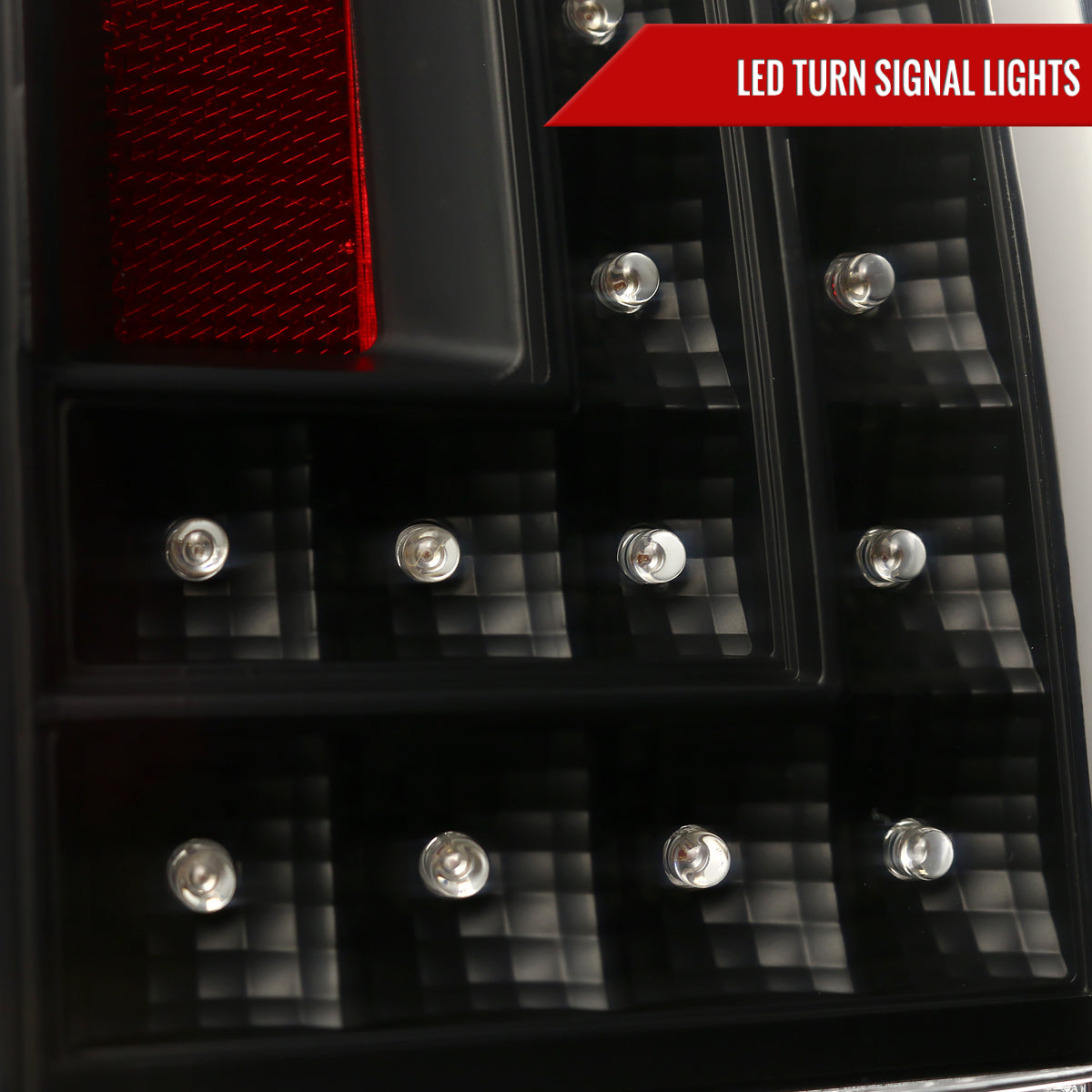 2015-2020 GMC Yukon/Yukon XL LED Tail Lights (Matte Black Housing/Clear Lens)