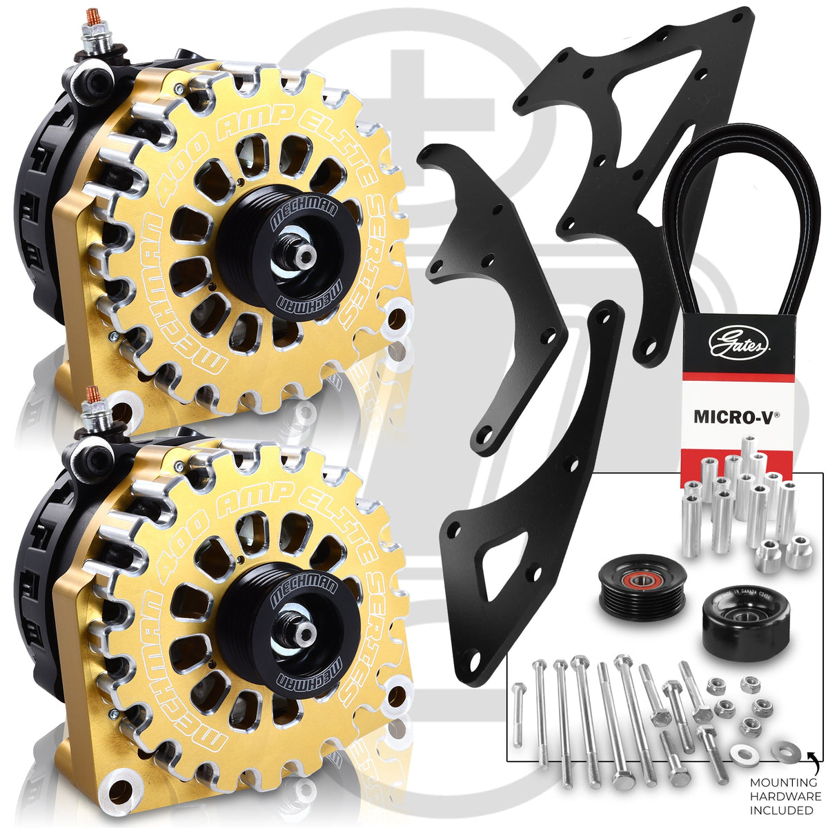 Mechman 800 Amp Gold Dual Alternator Kit for 2014 - 2018 GM Trucks