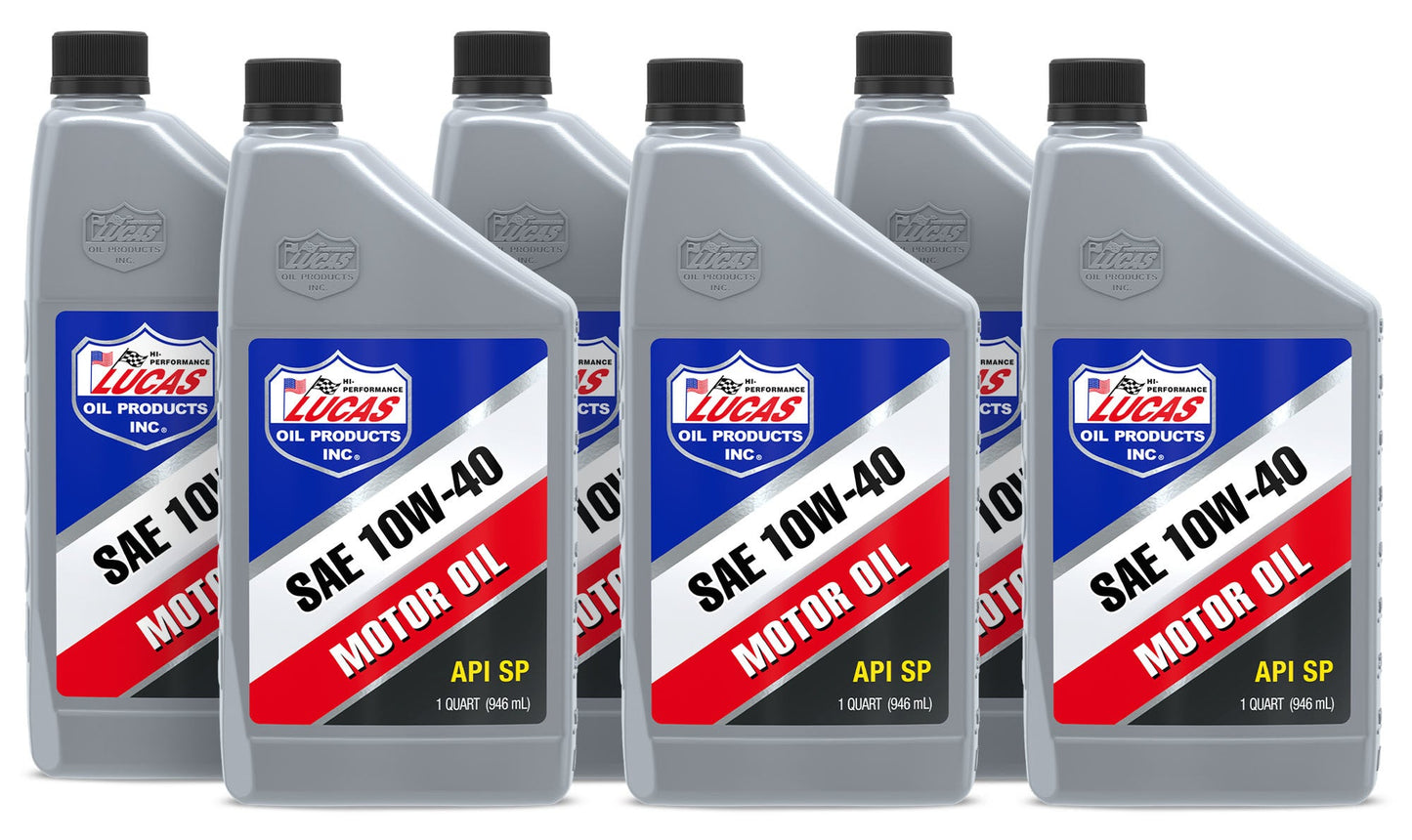 SAE 10W40 Motor Oil 6x1 Quart