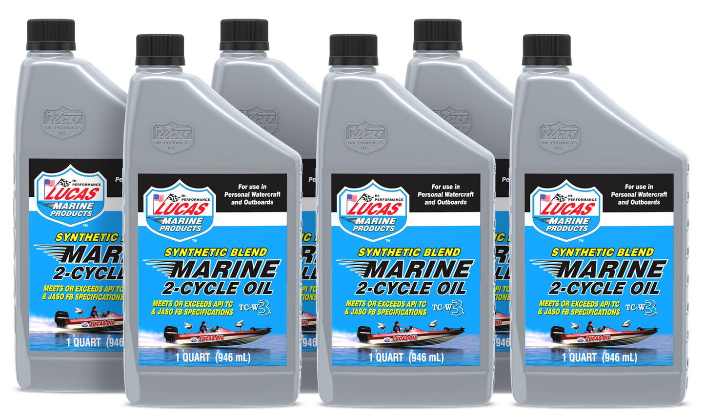 Marine Oil 2 Cycle Case 6 x 1 Qt. Synthetic Blen