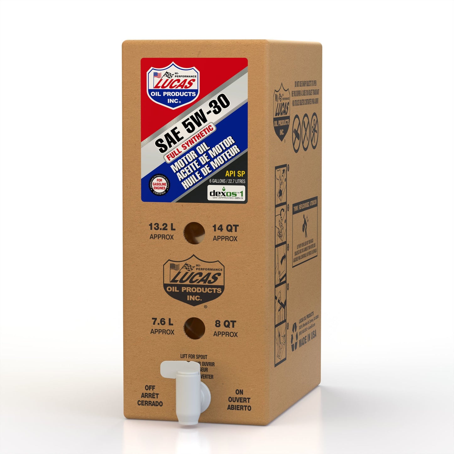 Synthetic SAE 5W30 Oil 6 Gallon Bag In Box Dexos