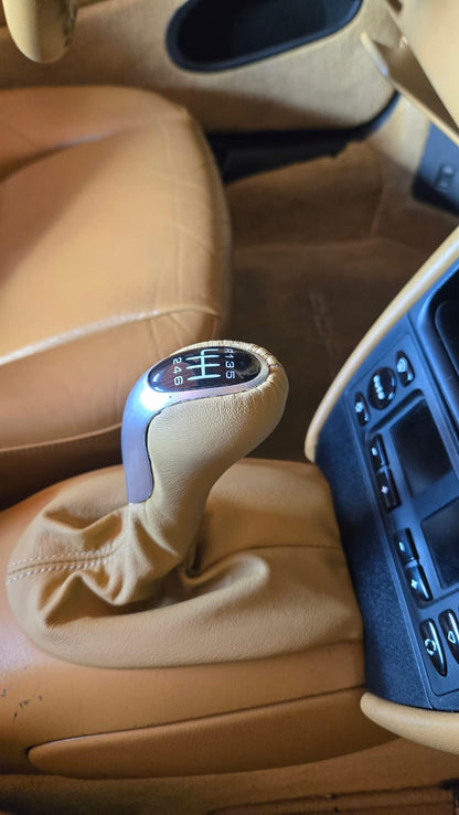 Genuine Leather MANUAL Shift Boot Cover For 1997-2004 Porsche Boxster 911 986 996