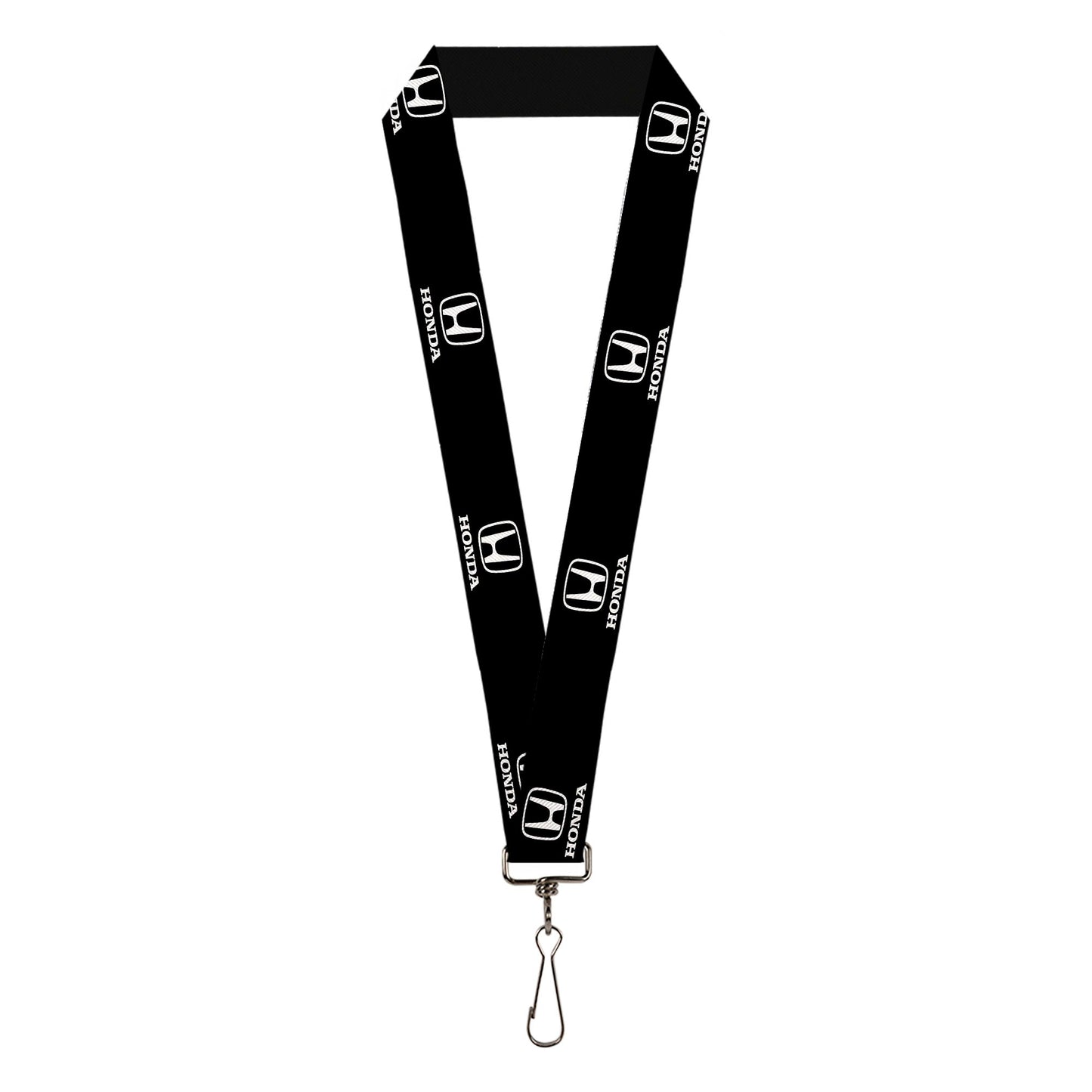 Lanyard - 1.0" - Honda Logo Black White
