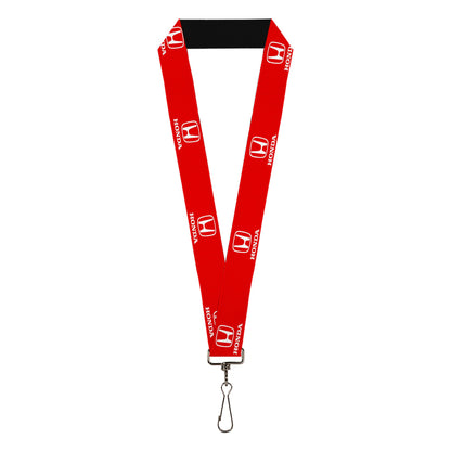 Lanyard - 1.0" - Honda Logo Red White