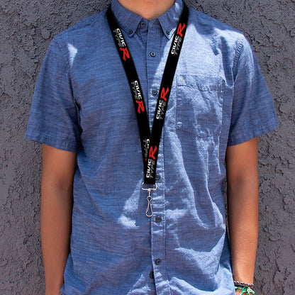 Lanyard - 1.0" - CIVIC TYPE R Black/White/Gray/Red