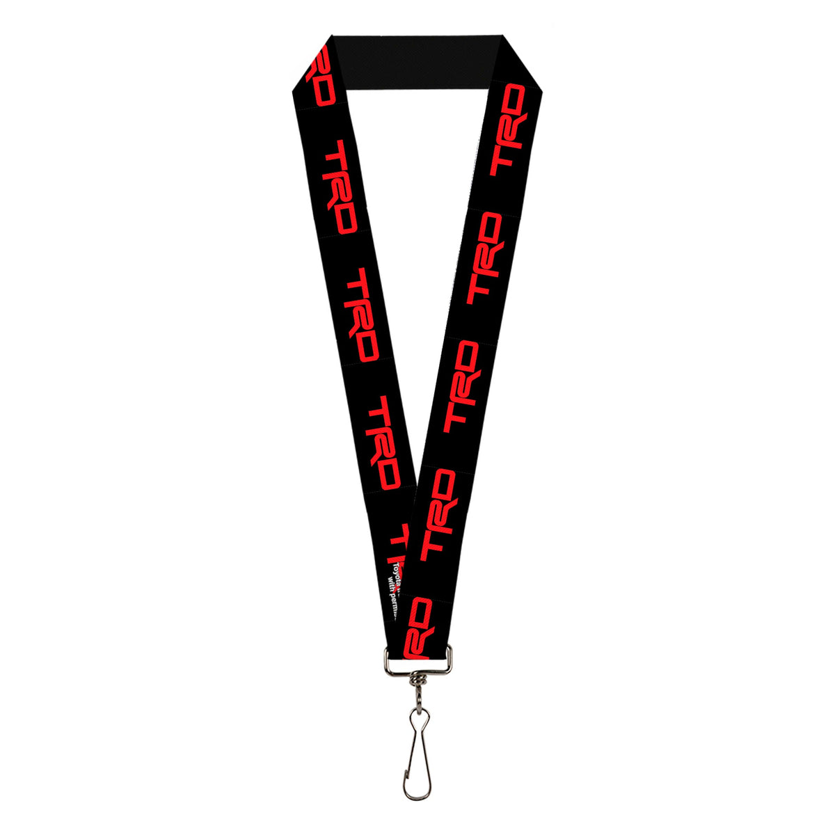 Lanyard - 1.0" - Toyota Racing Development TRD Logo Black/Red