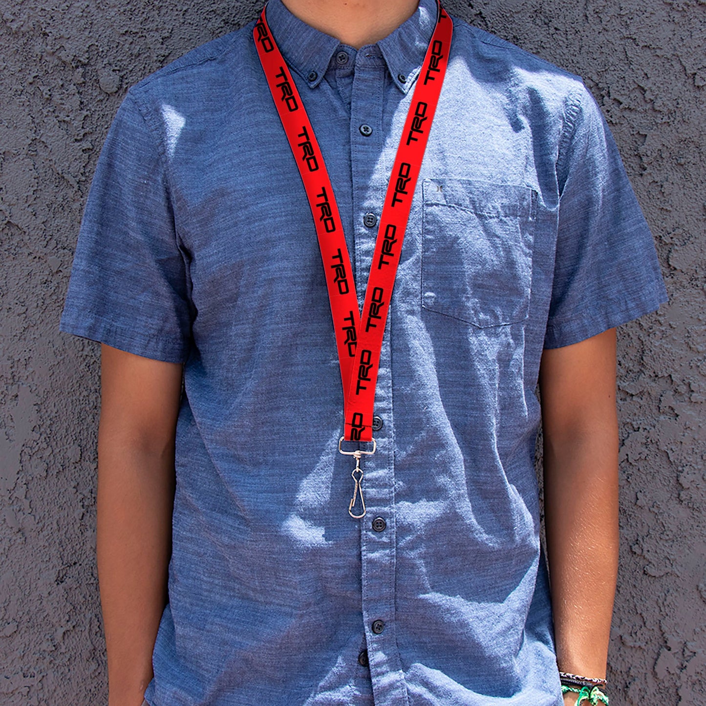Lanyard - 1.0" - Toyota Racing Development TRD Logo Red/Black