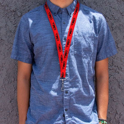 Lanyard - 1.0" - Toyota Racing Development TRD Logo Red/Black